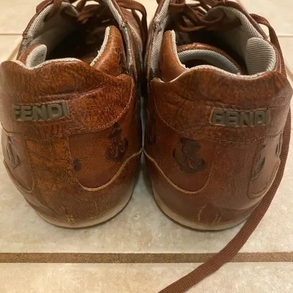 Fendi Men’s Leather Shoes Size 8 1/2 (EU)